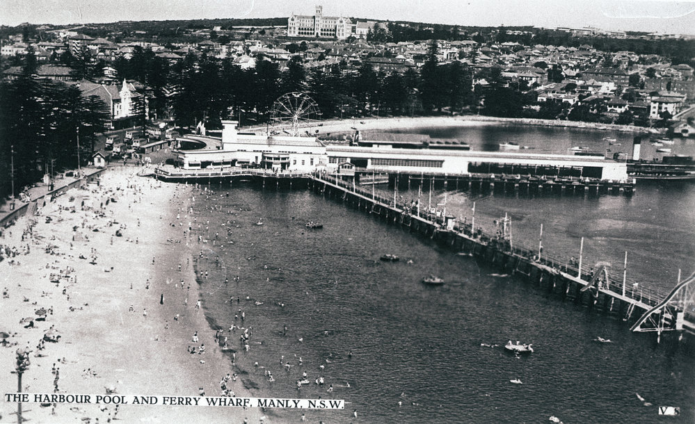 Manly Cove, showing the Wharf and Harbour Pool