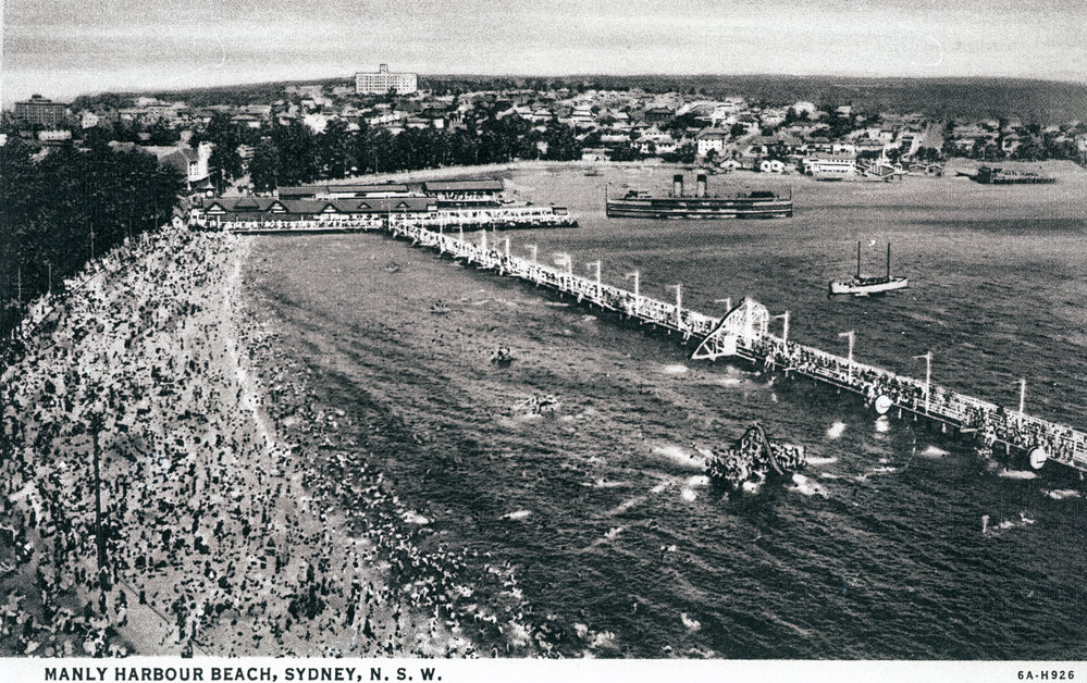 Manly Cove, showing Wharf and Harbour Pool
