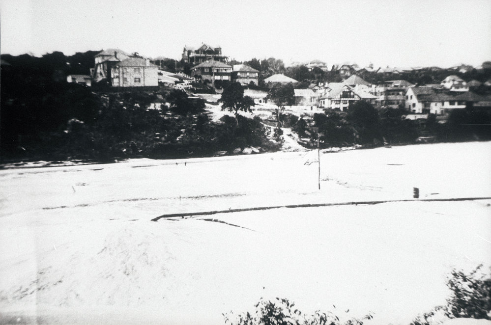 The Head of North Harbour during reclamation work, Balgowlah
