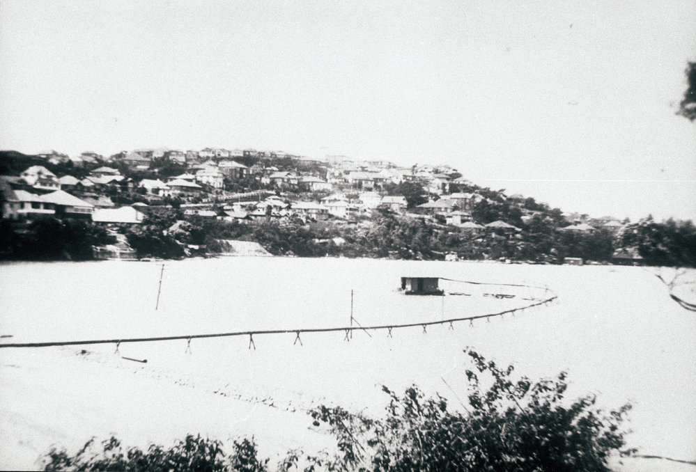 The Head of North Harbour during reclamation work, Balgowlah