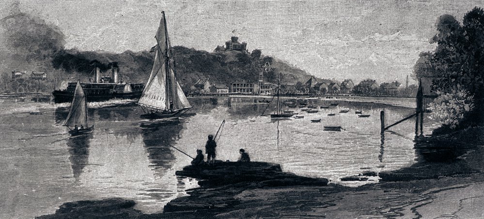 Manly Cove, engraving