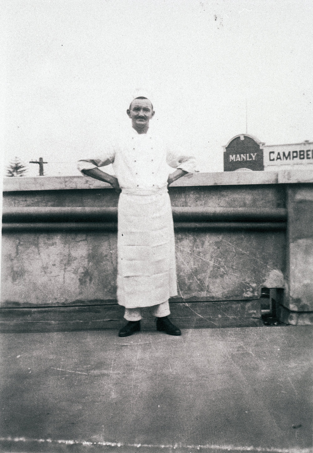 Mr Witt, chef of the Hotel Manly