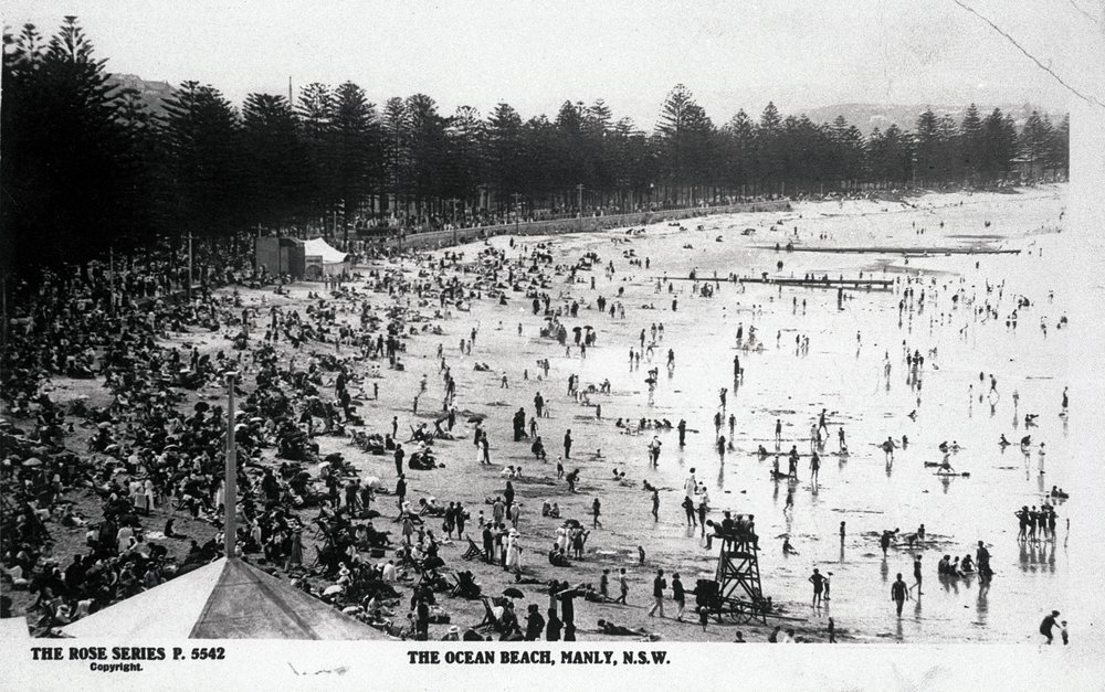 Manly Beach, Postcard