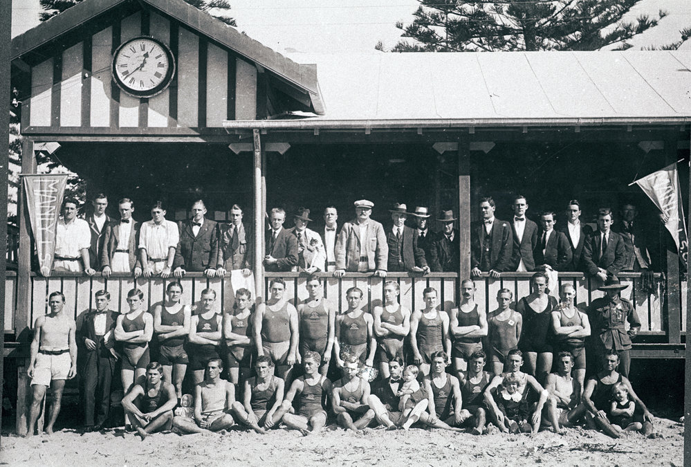 Members of Manly Life Saving Club