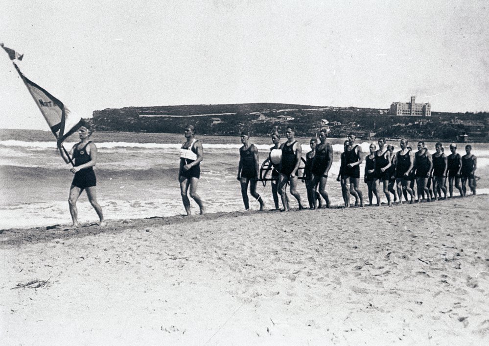 North Steyne Surf Life Saving Club team on Manly Beach