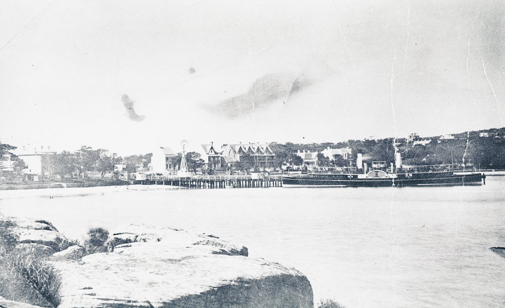 Manly Wharf, c 1875
