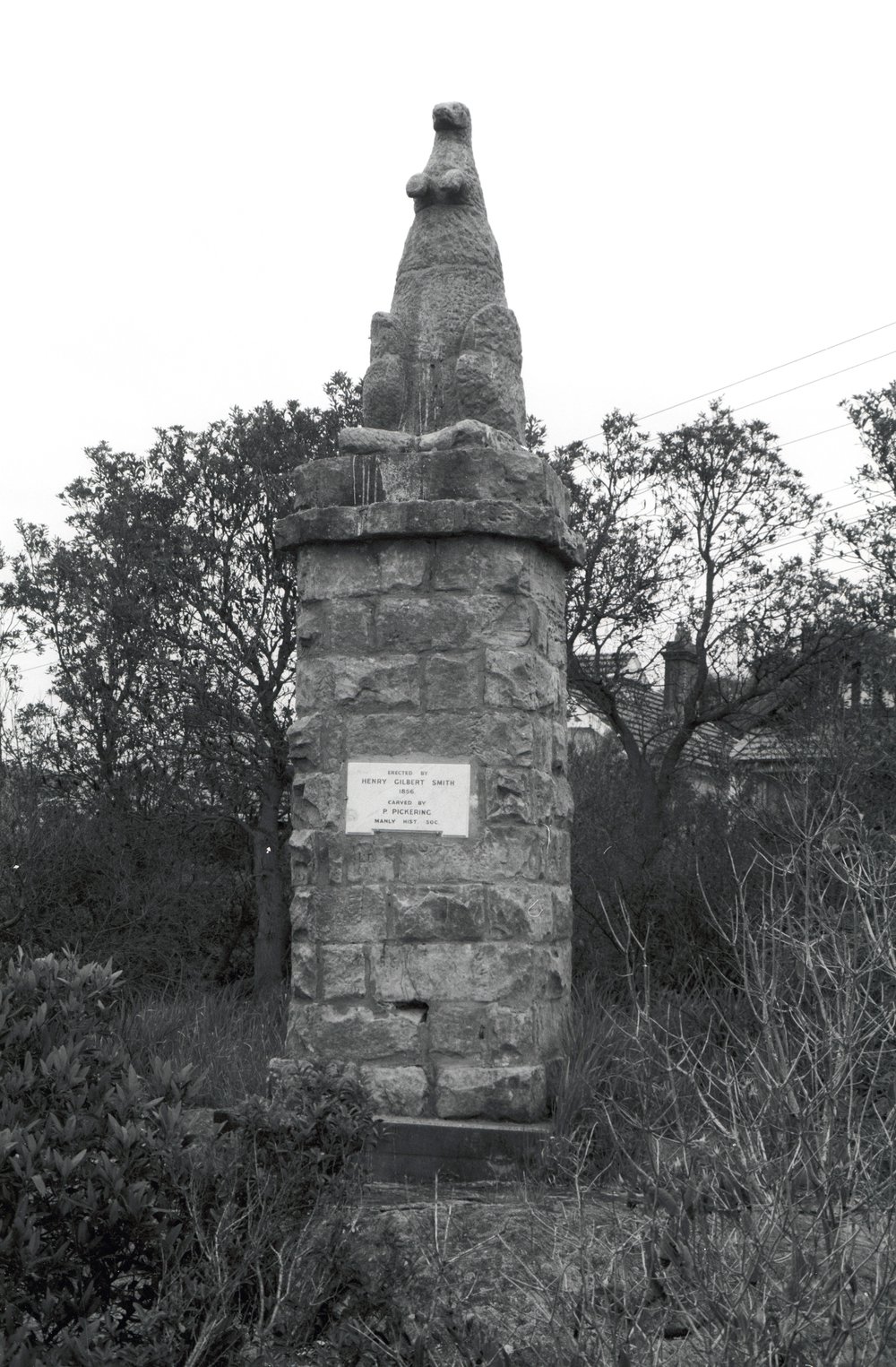 The stone kangaroo in Kangaroo Street