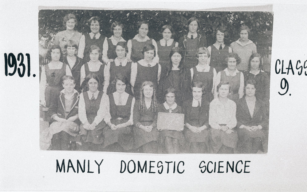Manly Domestic Science School pupils, Class 9, 1931