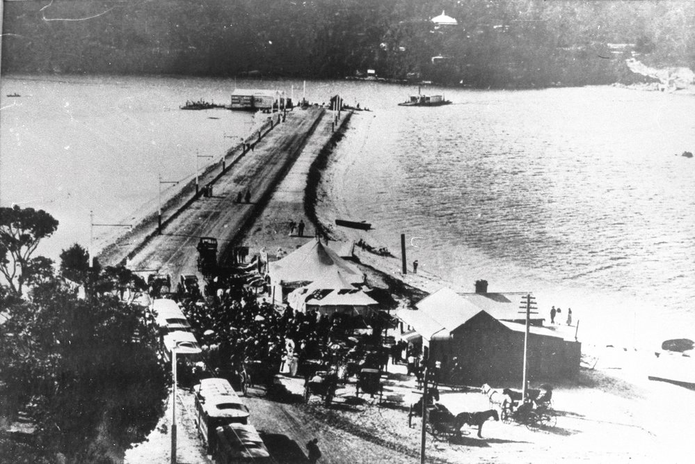 The opening of the Mosman Tram Line to The Spit