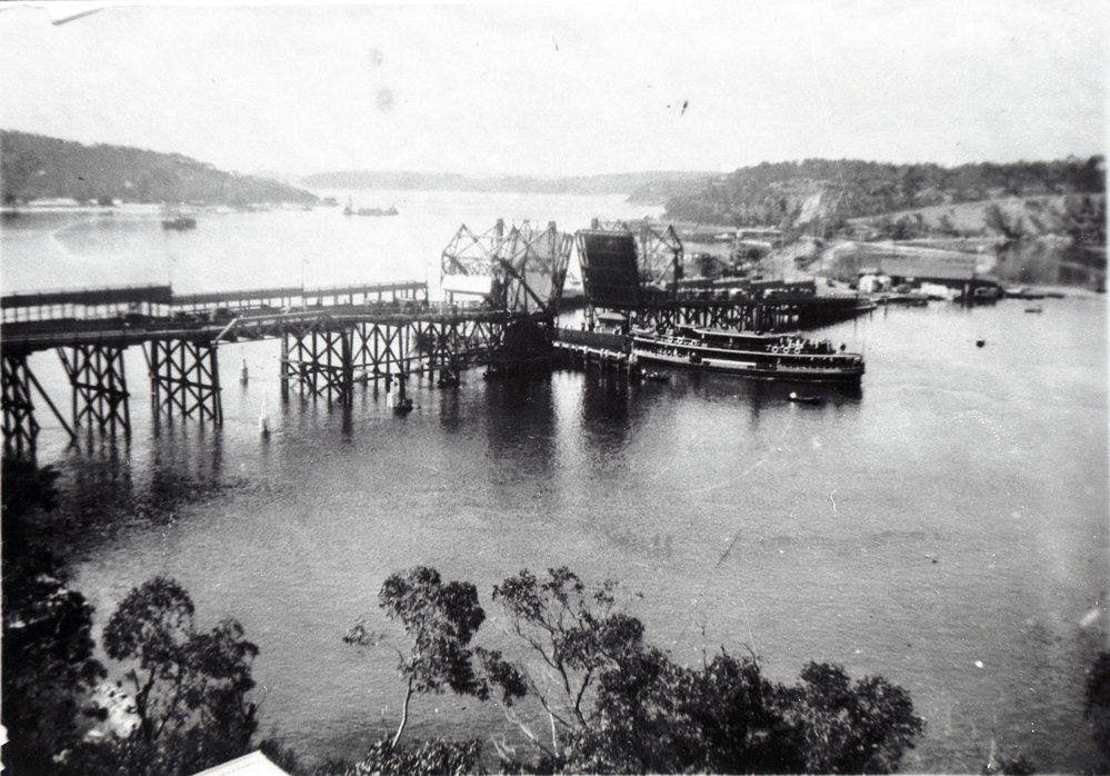 Spit Bridge opening, late 1920s