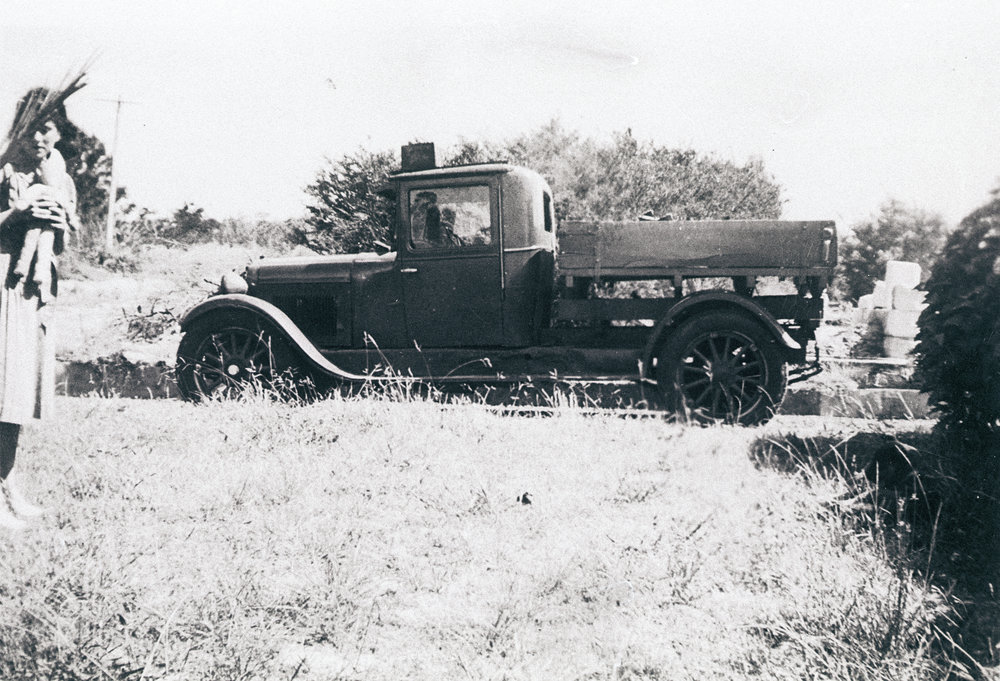 1938 Oldsmobile truck parked in Clontarf Street, Seaforth