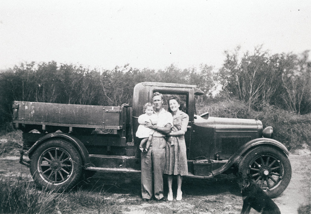 Jack and Wynne Harwood with daughter Lorraine, Seaforth