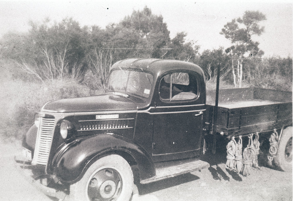 Oldsmobile truck parked in Clontarf Street, Seaforth