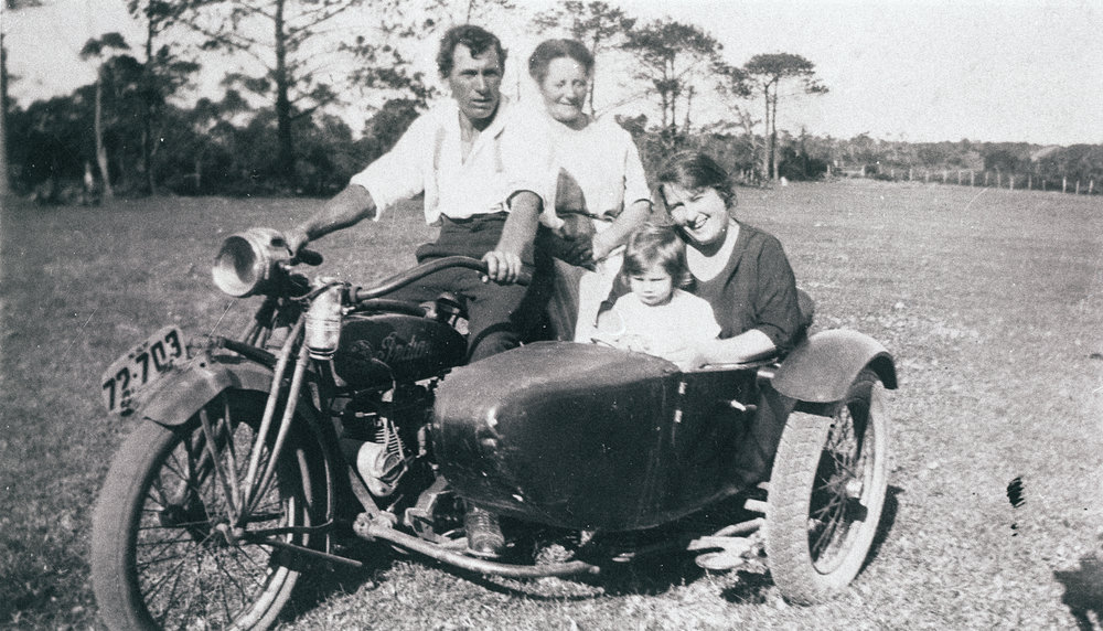 Charles Harwood and Ida Harwood (holding Olive Harwood)