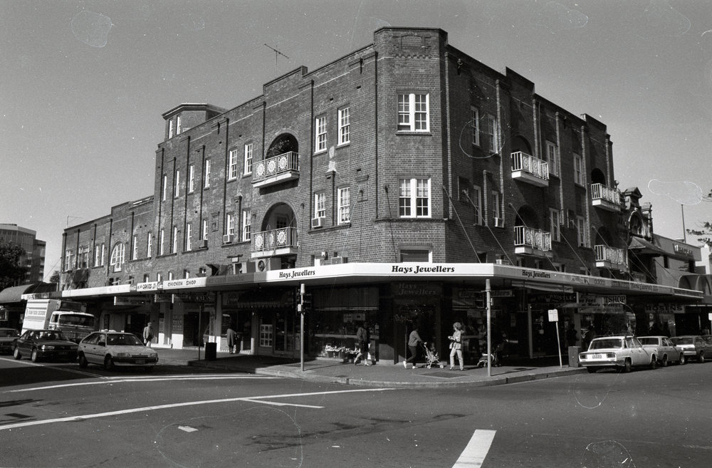 Building on the corner of Darley Road and the Corso, Manly