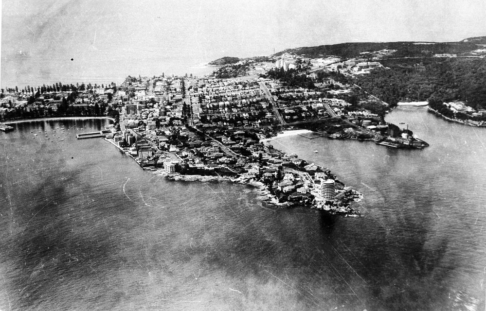 Aerial view of Manly, 1961