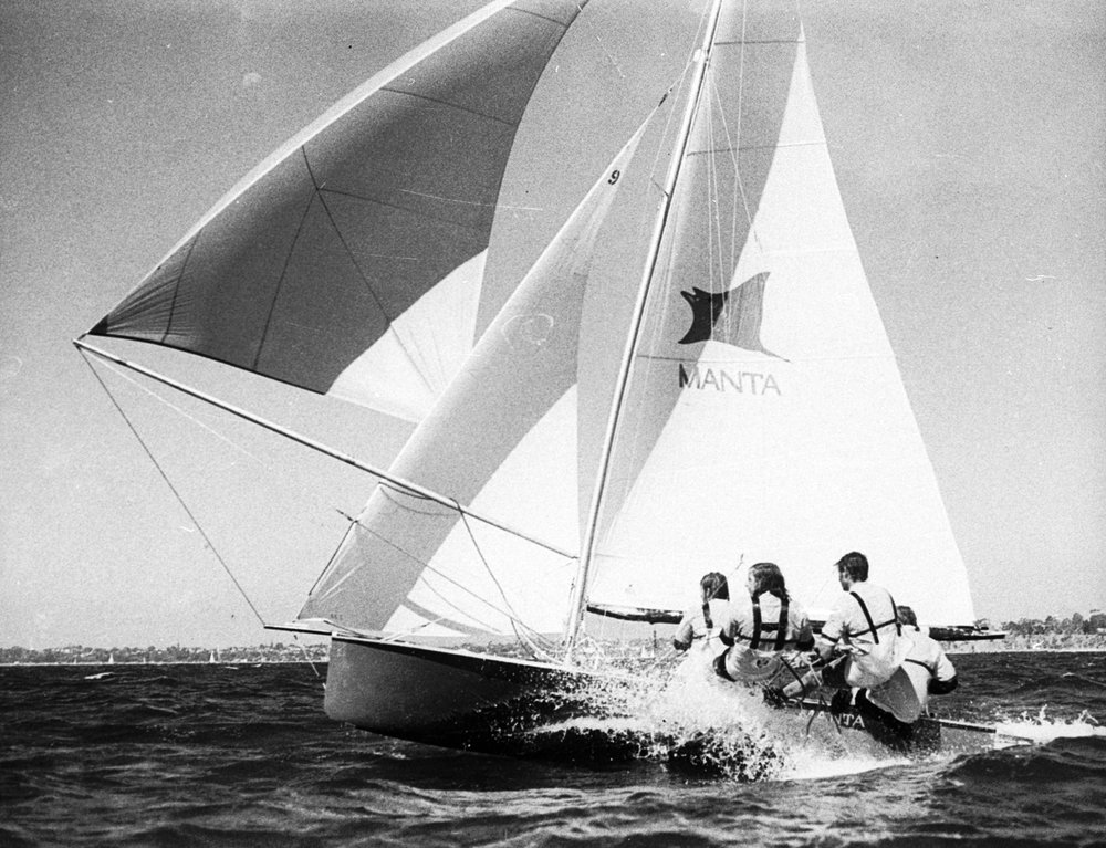 Manly 16ft Skiff "Manta" on Sydney Harbour