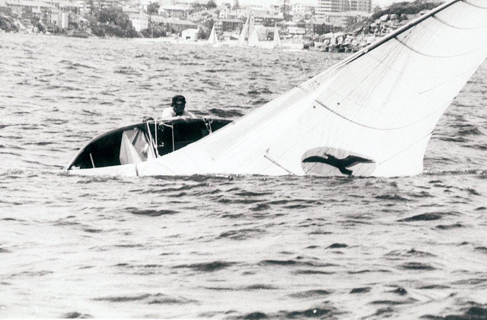 Manly 16ft Skiff "Tashina" capsized