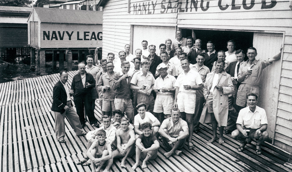 Members of Manly Sailing Club, East Esplanade, c 1947