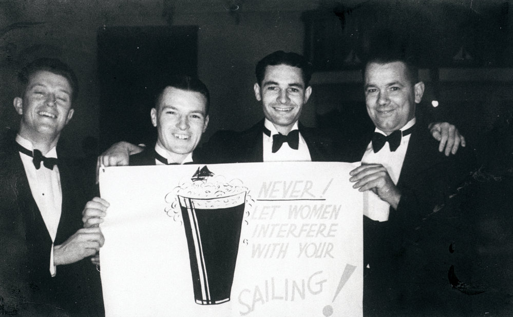 Members of Manly Sailing Club at a club dance, 1937