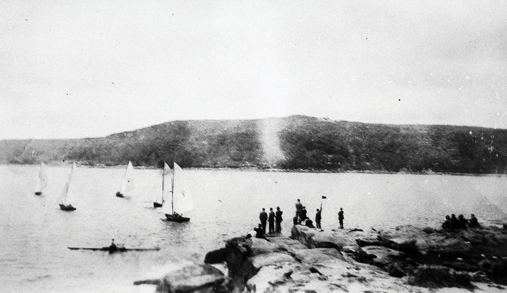 The start of a Manly Sailing Club race, c 1928