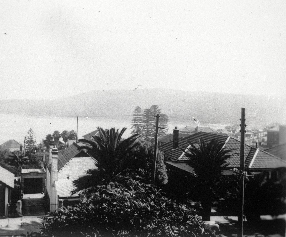 View of Fairlight and Dobroyd Head from Clifford Ave, Fairlight
