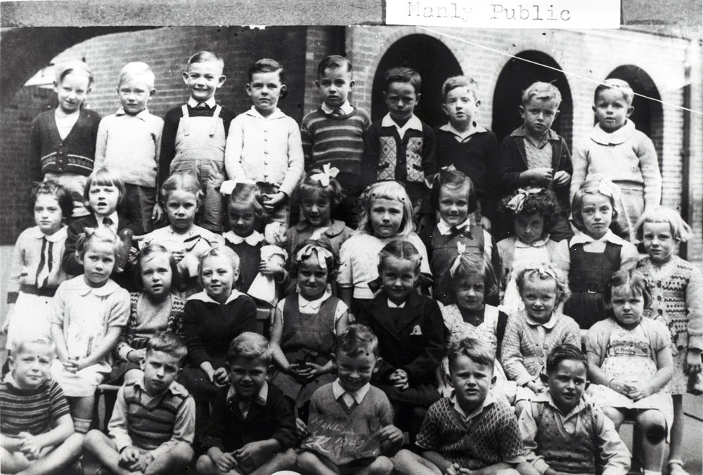 Manly Public School pupils, Kindergarten class, 1949
