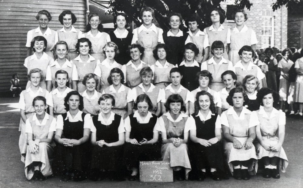 Manly Home Science School pupils, Class 3C-2, 1952