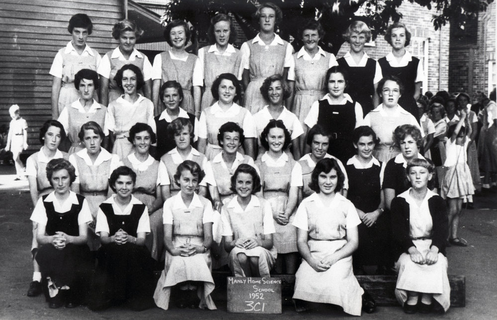Manly Home Science School pupils, Class 3C1, 1952
