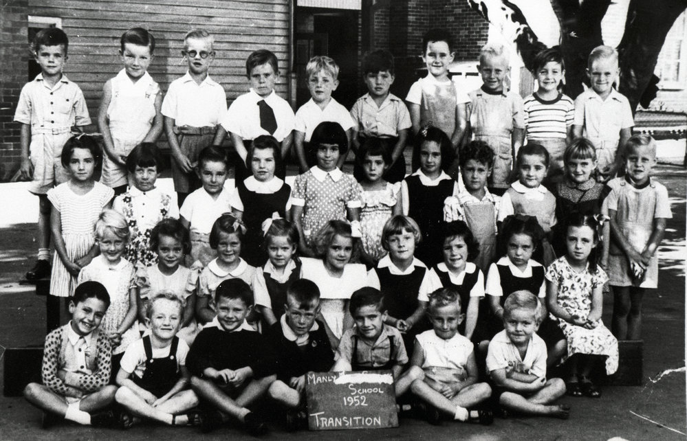 Manly Public School pupils. Transition class, 1952