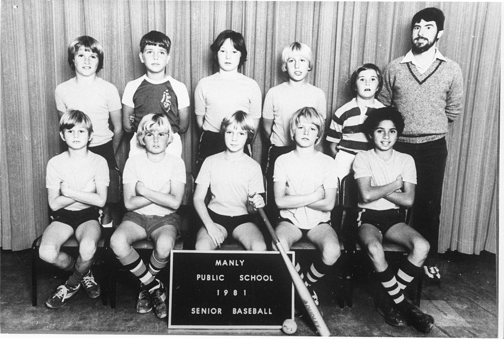 Manly Public School pupils, Senior baseball team, 1981
