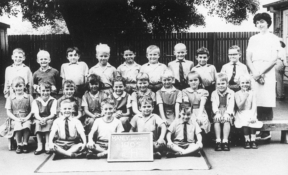 Manly Infants School pupils Class 2H, 1965