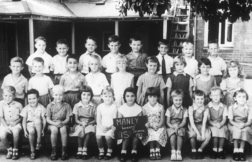 Manly Infants School pupils Class 1S, 1961