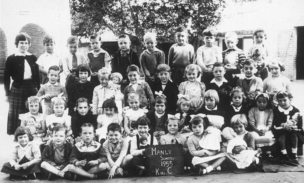 Manly Infants School pupils, Kindergarten C, 1955