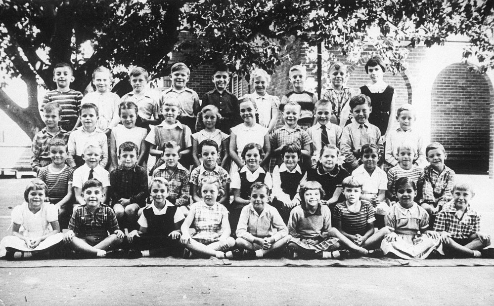 Manly Infants School pupils. Class 2H, 1958