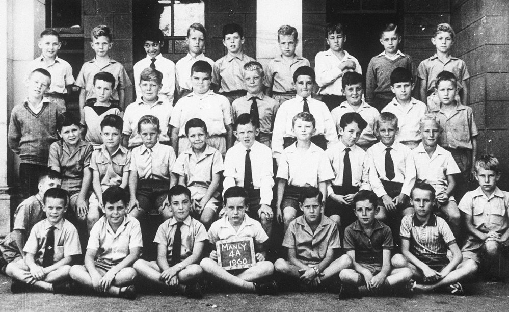 Manly Public School pupils Class 4A, 1960