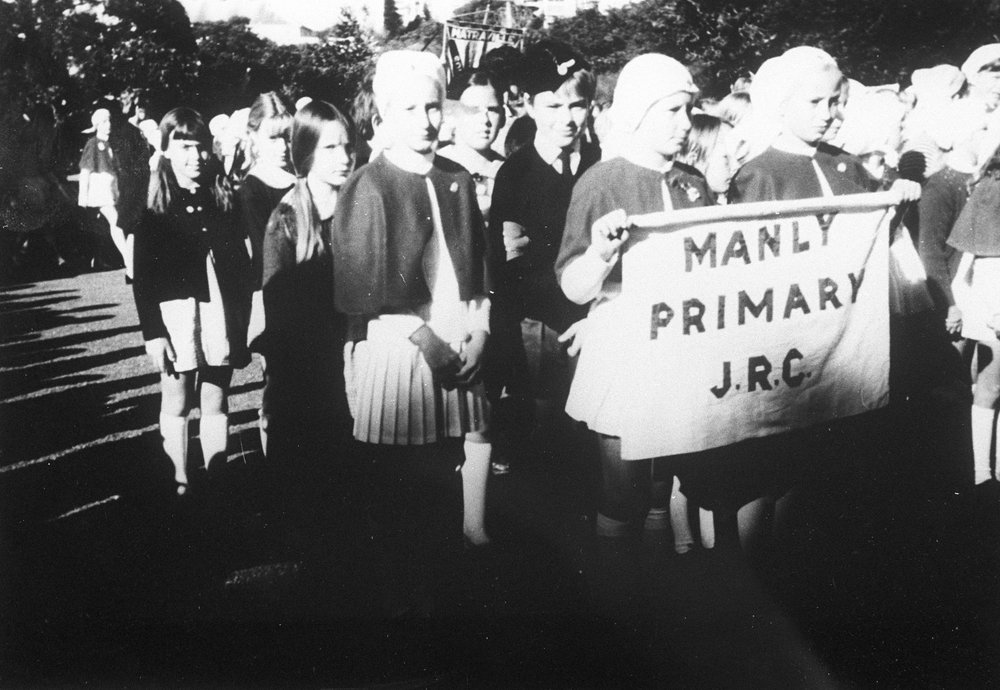 Manly Primary School Junior Red Cross, Anzac Day March, 1972
