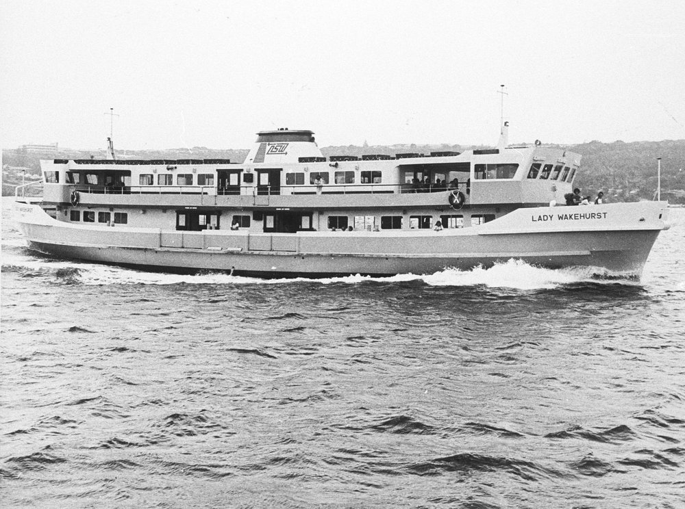 The temporary Manly Ferry "Lady Wakehurst"