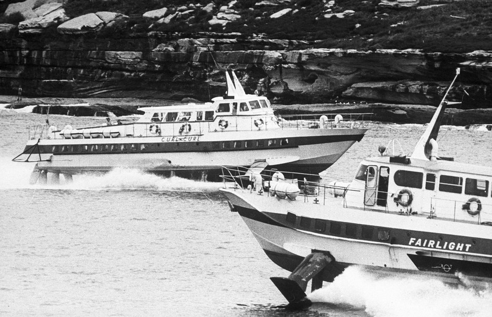 The hydrofoils "Curl Curl" and "Fairlight"