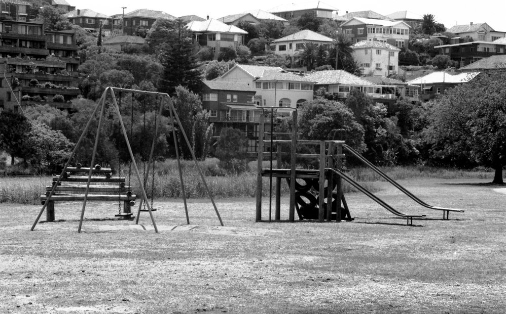 Playground equipment in Lagoon Park Reserve, Manly