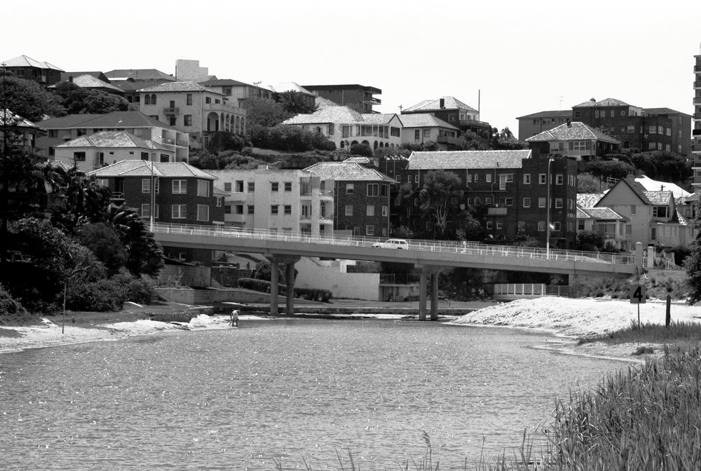 Manly Lagoon, looking downstream towards Queenscliff Bridge