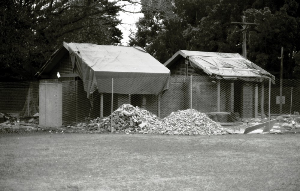 Toilets under construction at Clontarf Reserve