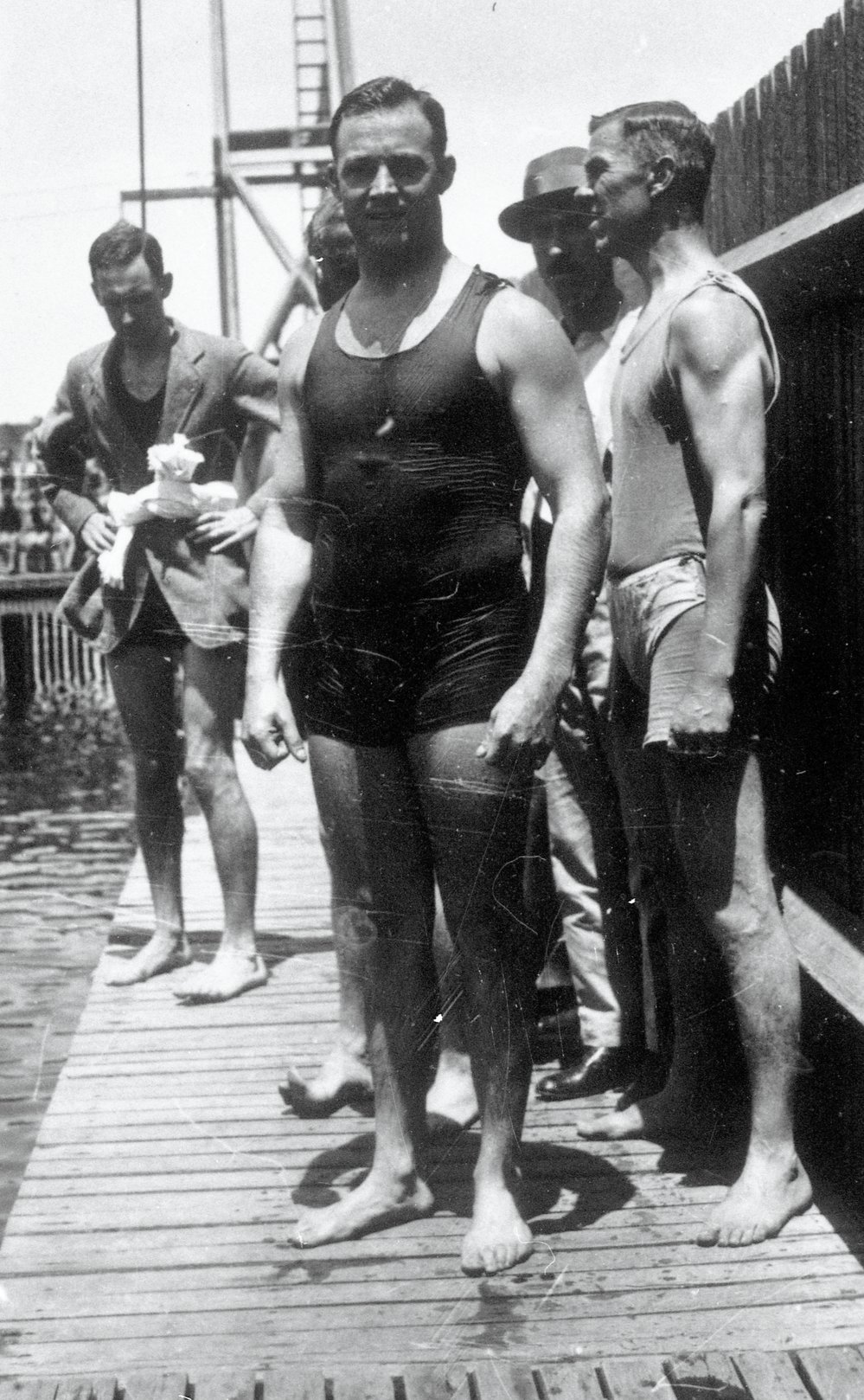 Bathers at Manly Baths