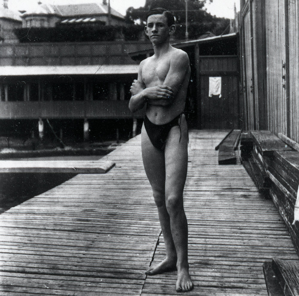 Norman Smith, club captain of Manly Amateur Swimming Club
