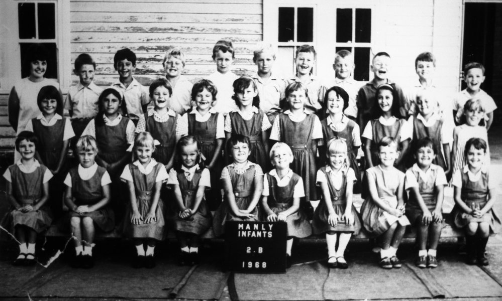 Manly Infants School pupils, Class 2B, 1968
