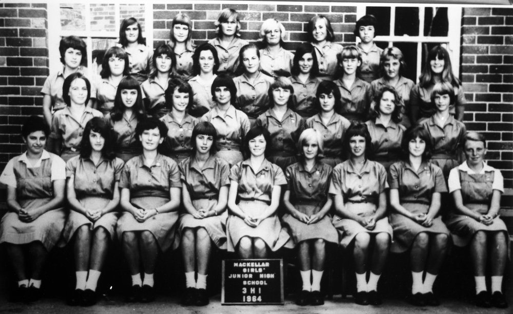 Mackellar Girls Junior High School pupils, Class 3H1, 1964