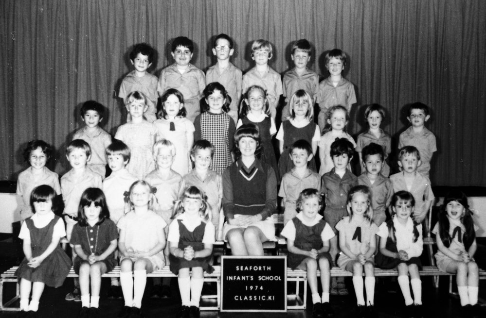 Seaforth Infants School pupils, Class 1C, K1, 1974