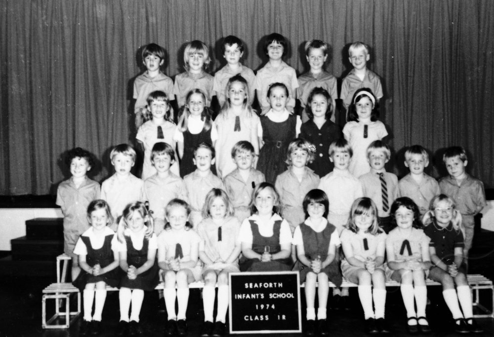 Seaforth Infants' School pupils, Class 1R, 1974