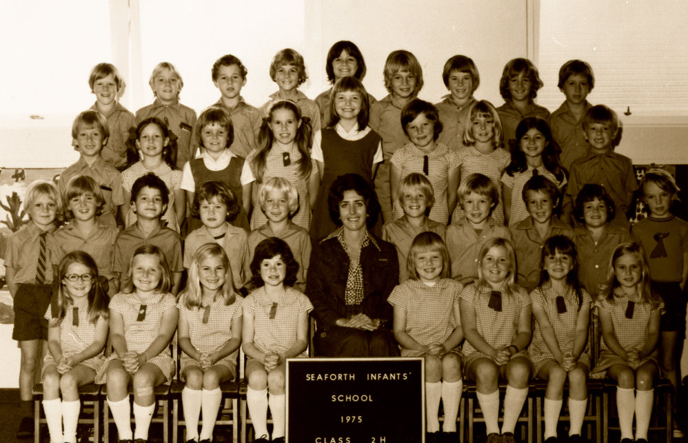 Seaforth Infants School pupils, Class 2H, 1975