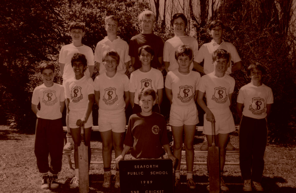 Seaforth Public School pupils, Senior Cricket Team, 1989